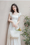 Fairy White Square Neck Dress