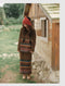 Vintage Ethnic Style Tassel Sweater + Skirt 2pcs Set