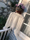 Lace Cuff Top + Ruffled Slip Dress