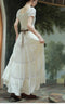Vintage Big Hem Long Dress