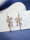 Butterfly CZ Diamond Earrings