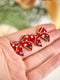 Christmas Tree Bow Earrings