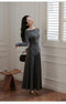 Elegant Cowl Top + Long Skirt