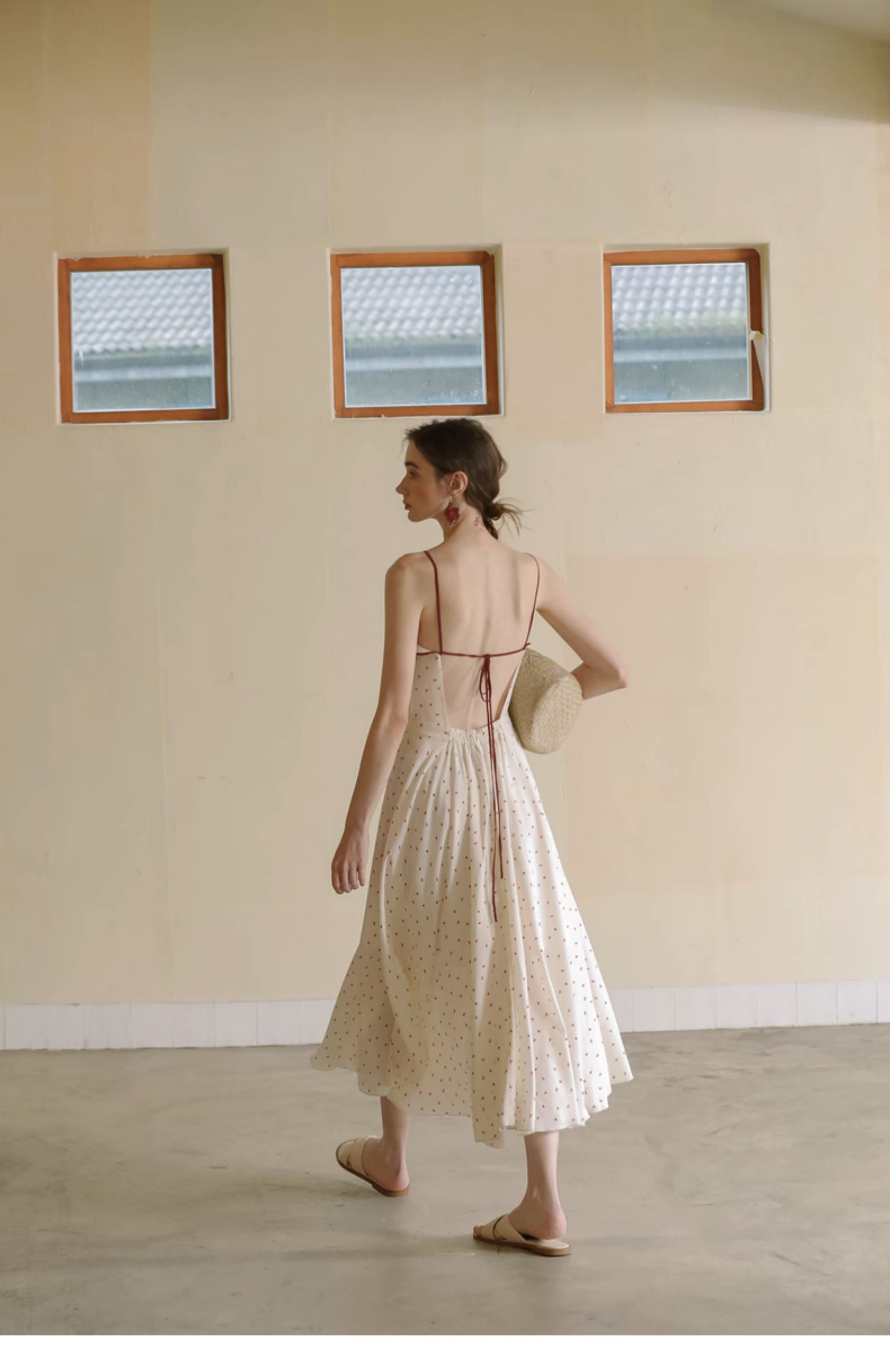 Ruffled Backless Slip Dress– The Cottagecore