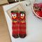 Cute Coral Fleece New Year Gift Socks