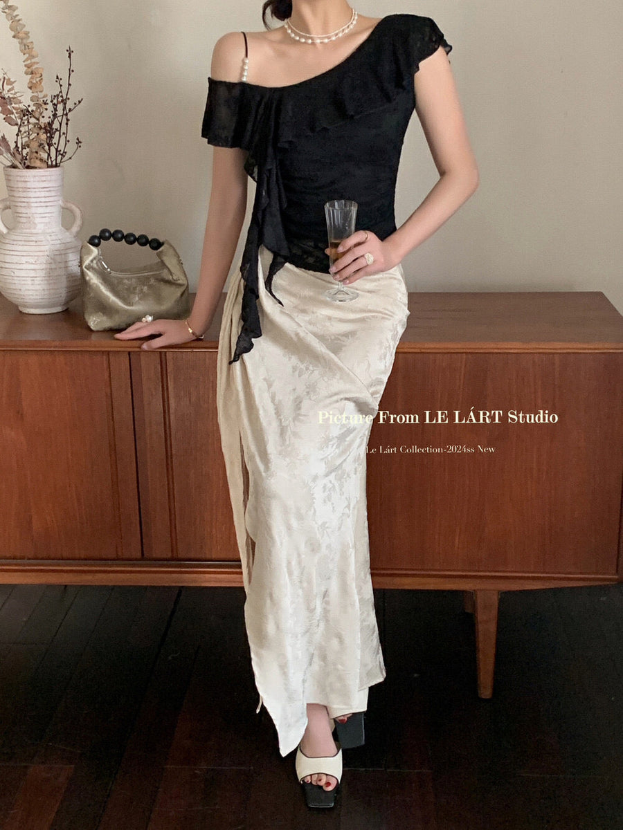 French Lace Ruffled Top– The Cottagecore