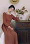 Lace Collar Ramie Vintage Dress