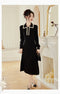 Romantic Shirt Collar Knitted Dress