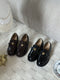 Vintage Block Heel Loafers Shoes