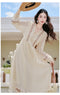 Vintage Embroidery 2pcs Dress Set