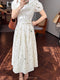 Plants Print Cottagecore Dress