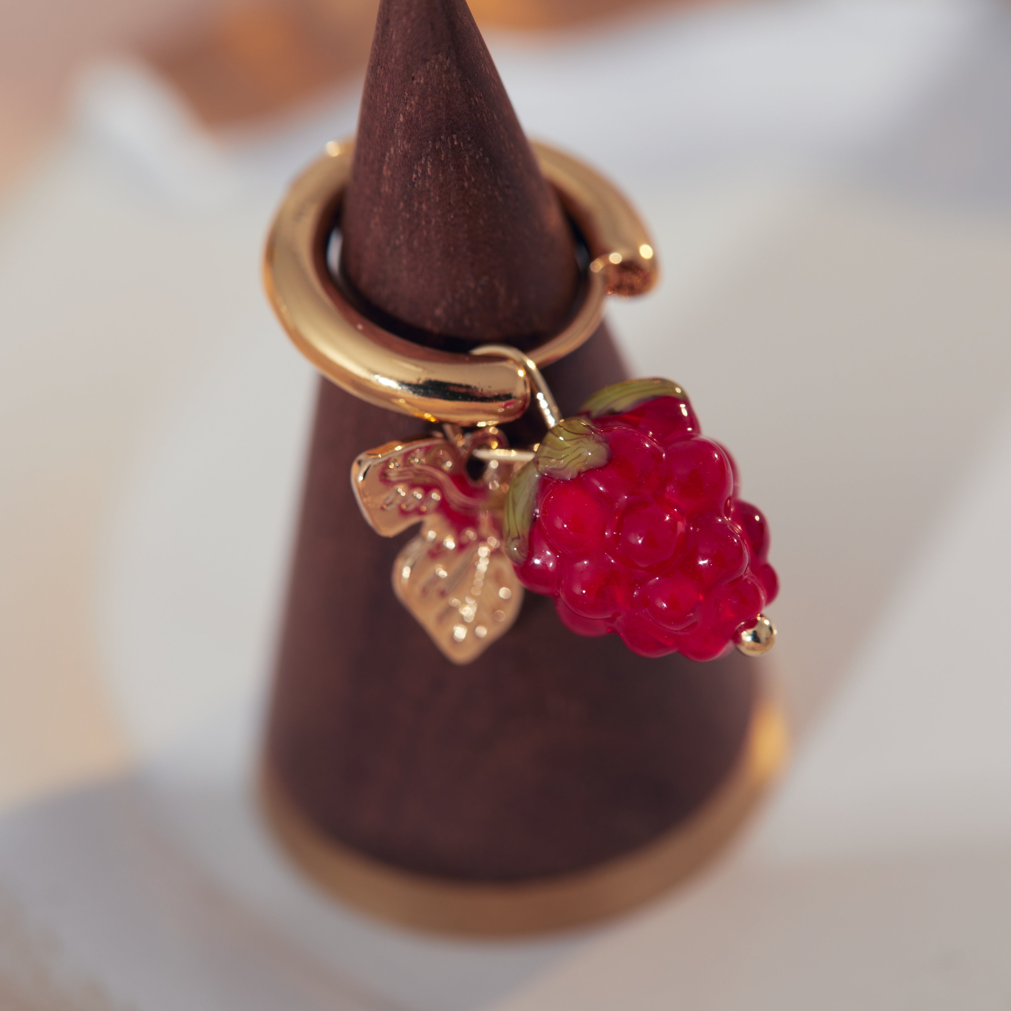 Cottage Core Raspberry Cute Raspberry Earrings– The Cottagecore