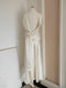 Satin Backless Maxi Evening Dress