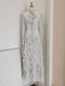 Vintage Polka Dot Maxi Dress