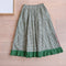 Mori Girl Adorable Patchwork Skirt