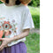 Super Cute Cotton Print T Shirt