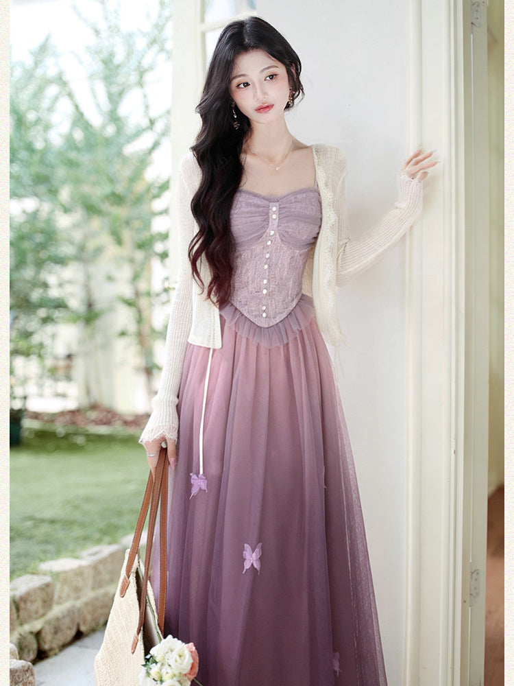 green emerald velvet dress Fall Cottagecore Dress Autumn cottagecore dresses main image 0