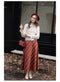 Romantic Academia Cotton Blouse + Plaid Vest + Skirt 3pcs Set