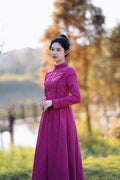 Stand Collar Victorian Dress