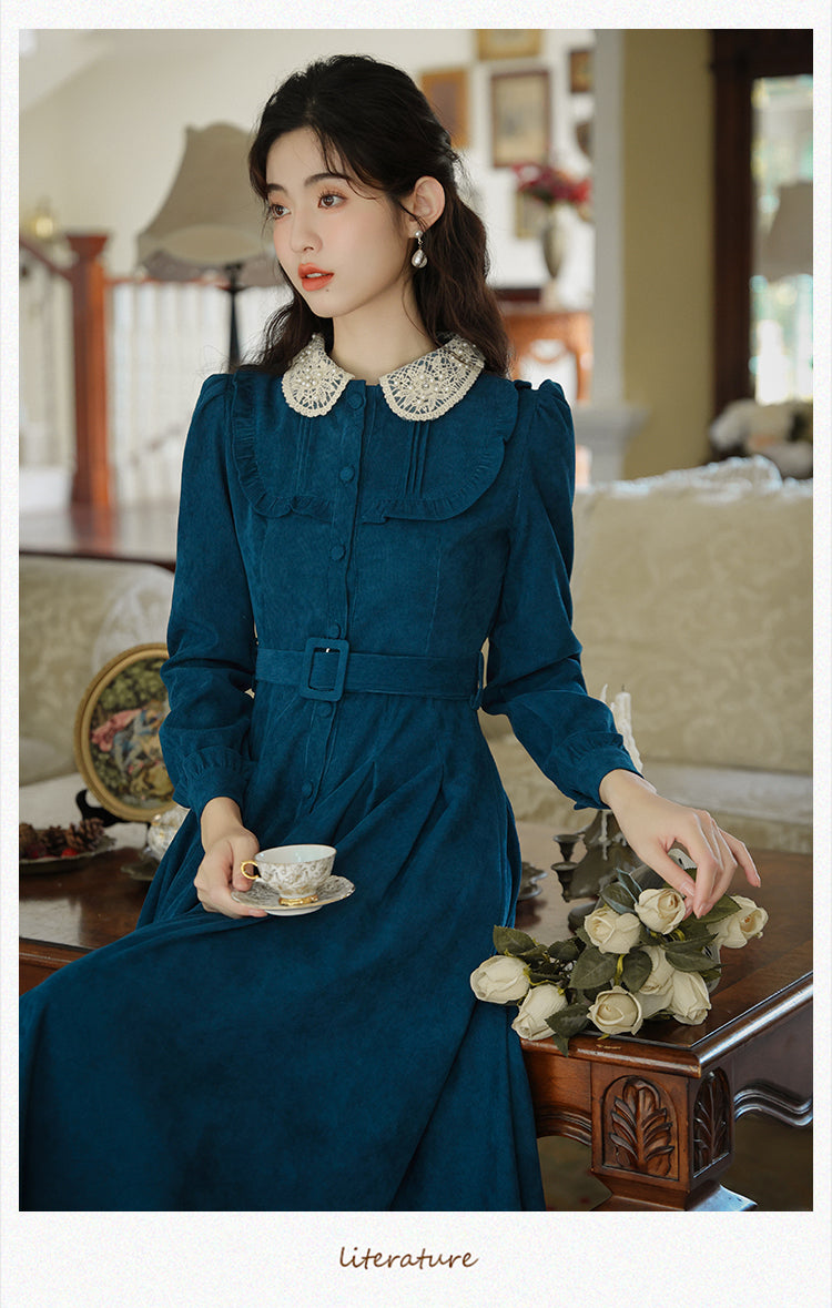 Retro Doll Collar Leather Jacket