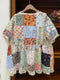 Cute Unique Patchwork Shirt