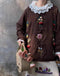 Woolen Hand Embroidered Cute Sweater