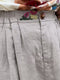 Solid Color Linen Bloomers