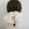 Print Chiffon Hair Barrette Clip