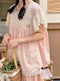 Quality Lace Linen Patchwork Top