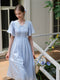 French Puffy Sleeve Dress