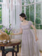Embroidered Regency Era Dress