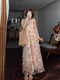 Fairycore 3D Flowers Dress