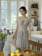 Vintage Cotton Floral Dress