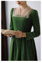 Royal Victorian Corduroy Dress