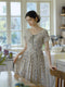 Vintage Cotton Floral Dress
