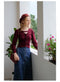 Long Sleeve Slim Fit Drawstring Shirt