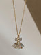 Crystal Lily of The Valley Necklace