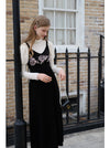 Fairy Lace Top + Jacquard Knit Dress