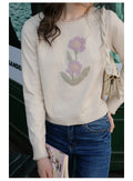 Flower Knit Shirt