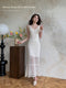 Elegant Hollowed 2pcs Dress