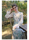 Lace Cuff Top + Ruffled Slip Dress