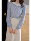 Vintage Rose Knit Shirt + Weighty Skirt