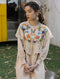 Vintage Embroidered Flower Knitted Dress