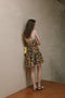 Backless Painting Vacation Dress