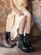 Buckles Mid Calf Boots