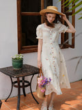 Romantic Embroidered Lace Patchwork Dress