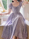 Fairy Puffy Lace Sleeves Princess Dress