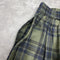 Academia Green Plaid Woolen Skirt