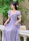 Fairy Puffy Lace Sleeves Princess Dress