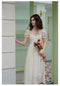 Gorgeous Beaded V Neck Dress Simple Wedding Dress